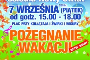 Pożegnanie Wakacji na Nowym Świecie - plakat