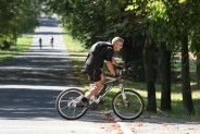 Ścieżki pieszo-rowerowe na "Rzęsie". Siemianowice Ślaskie.