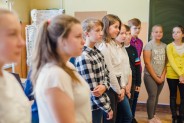 Nagrodzeni przez prezydenta miasta uczniowie siemianowickich szkół.