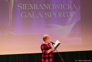 Rozdanie nagród i wyróżnień podczas Siemianowickiej Gali Sportu.