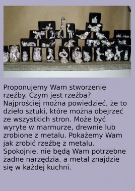 Rzeźby z folii