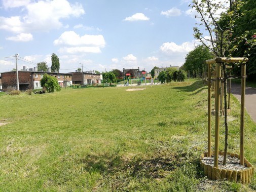 Teren pod budowę boiska na Nowym Śwwiecie