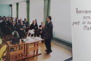 Prof. M. Zrałek wygłasza wykład inauguracyjny