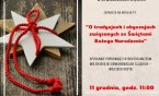 O tradycjach i obyczajach związanych ze Świętami Bożego Narodzenia