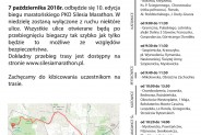 Ulotka - Silesia Marathon