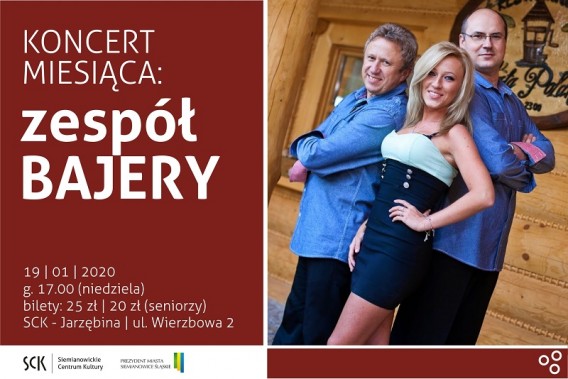 Koncert Miesiąca - Bajery - plakat