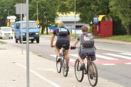 Przejście dla rowerzystów na ul. Świerczewskiego