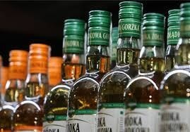 Butelki z alkoholem