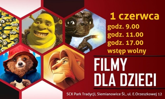 Filmowy Dzień Dziecka w Parku Tradycji - plakat
