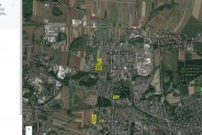 Zrzut ekranowy google maps i działek mieszkaniowych.