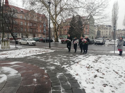 Przedstawiciele urzędu miasta pamiętali o ważnej dla Siemianowic Śląskich dacie.