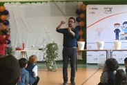 Radosław Brzózka prowadził lekcje poglądową w SP nr 4.