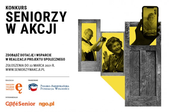 Grafika promująca akcję Senior w Akcji.