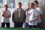 Udział młodzieży i nauczycieli w Familiadzie szkolnej.