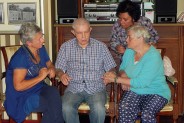 Ostatnie, przedwakacyjne, śpiewanie z harcerzami i seniorami.