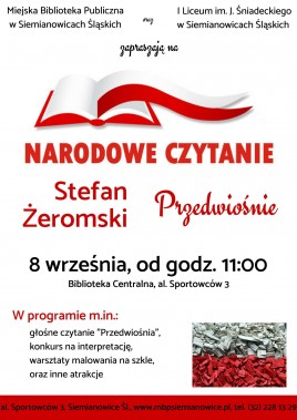 Narodowe Czytanie - plakat