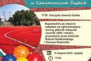 Otwarcie boiska wielofunkcyjnego - plakat