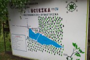 Tablica informacyjna przed zalewem Zielona