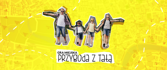Plakat gry miejskiej "Przygoda z Tatą"