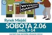 Wyprzedaż garażowa plakat