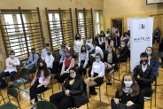 Uczniowie II LO im. Jana Matejki w Siemianowicach Śląskich na uroczystości z okazji rozpoczęcia…