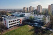 Zespół Szkół Sportowych ujęcie z lotu ptaka