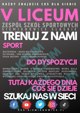 Plakat promujący szkołę