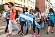 Pielgrzymi Światowych Dni Młodzieży w Siemianowicach Śląskich.