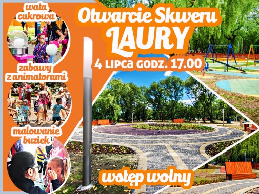 Zapraszamy na otwarcie Skwery Laury
