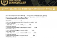 Harmonogram meczów Seniorów