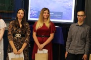 Uczniowe podczas podsumowania projektu Erasmus+.