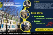 Plakat dla zawodów ślusarz i automatyk