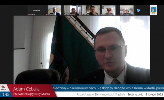 Przewodniczący Rady Miasta Adam Cebula