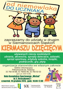 Plakat na Kiermasz Dziecięcy