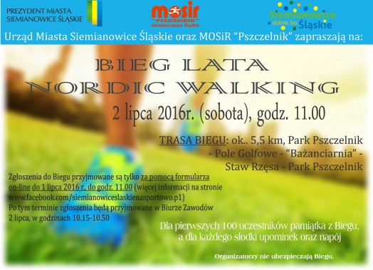Bieg Lata - plakat