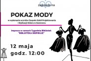 Pokaz mody - plakat