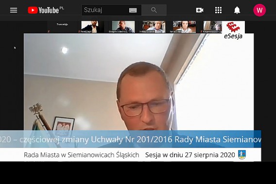 Adam Cebula, przewodniczący Rady Miasta w Siemianowicach Śląskich.