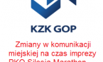 Zmiany w komunikacji miejskiej na czas imprezy PKO Silesia Marathon - 1 października 2017