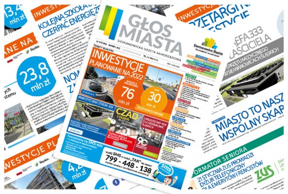 Grafika styczniowego Głosu Miasta.
