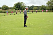 Zajęcia z Akademii Przedsiębiorczości na polu golfowym i sklepie modelarskim.