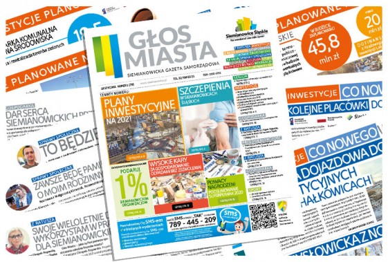 Grafika styczniowego Głosu Miasta.