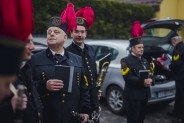 Odsłonięcie posągu św. Floriana na plantach przy kościele św. Antoniego.