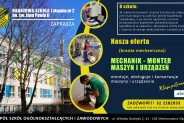 Plakat dla zawodu mechanik-monter maszyn i urządzeń
