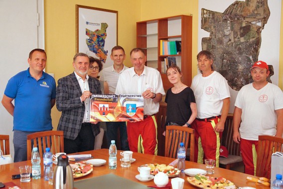 Delegacja z miasta partnerskiego Köthen w Urzędzie Miasta