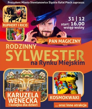 Sylwester rodzinny - plakat
