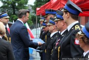 Prezydent Miasta wręcza nagrody zasłużonym strażakom