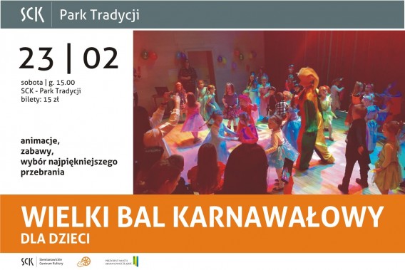 Bal karnawałowy dla dzieci - plakat