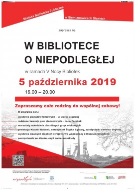 Noc Biblioteka - plakat