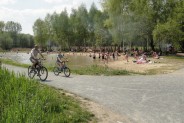 Ścieżki rowerowe na "Rzęsie". Siemianowice Ślaskie.