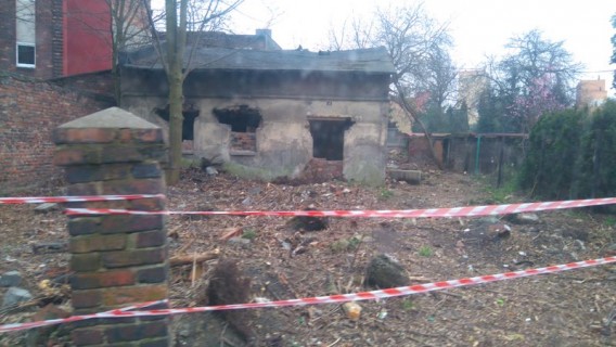 Teren zabezpieczony, przygotowany do dalszych działań